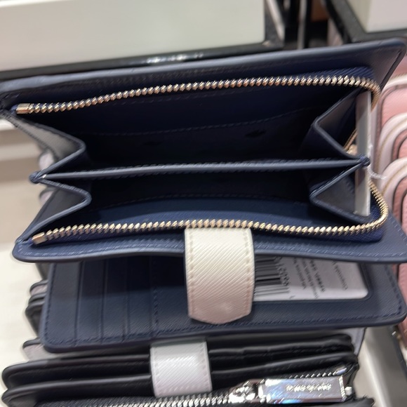 Kate Spade Staci Medium Compact Bifold Wallet Poolside Multi - Picture 10 of 16